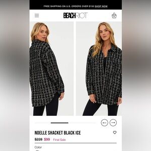 Beach Riot Flannel Shacket